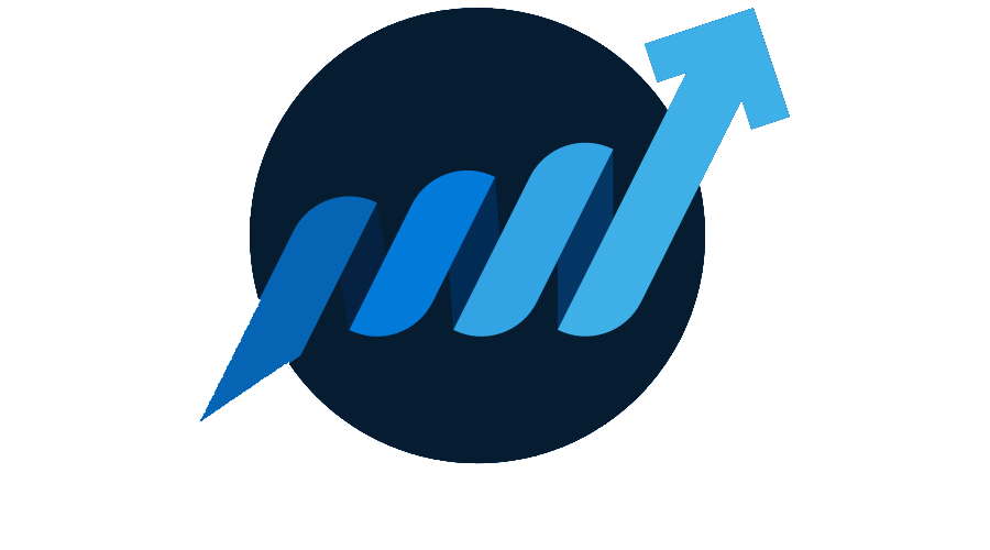 Titan Business Advisors white logo with upward arrow and blue stylized lines