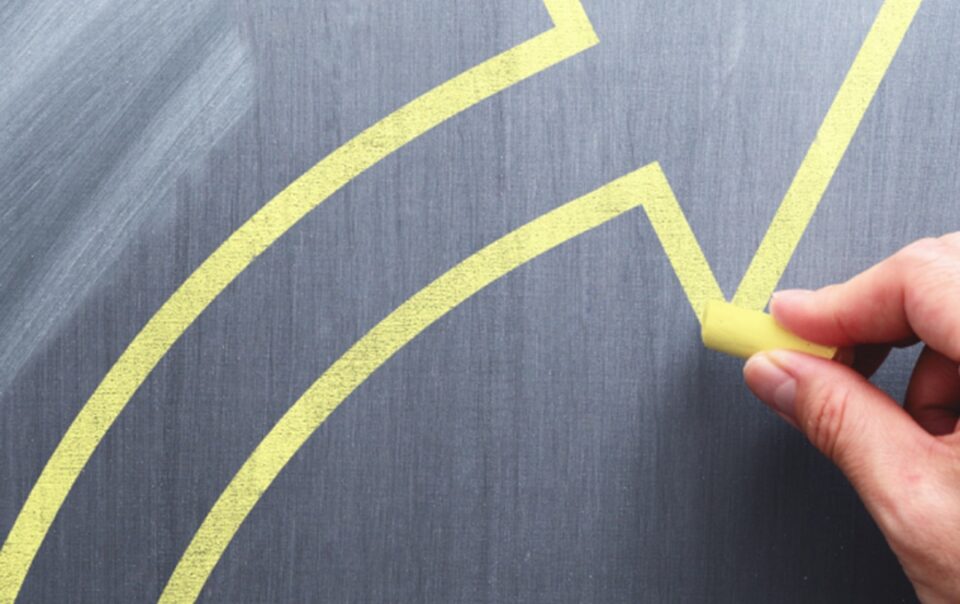 Life-Saving business strategy represented by an upward yellow arrow – Titan Business Advisors